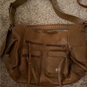 Brown Leather Crossbody Bag